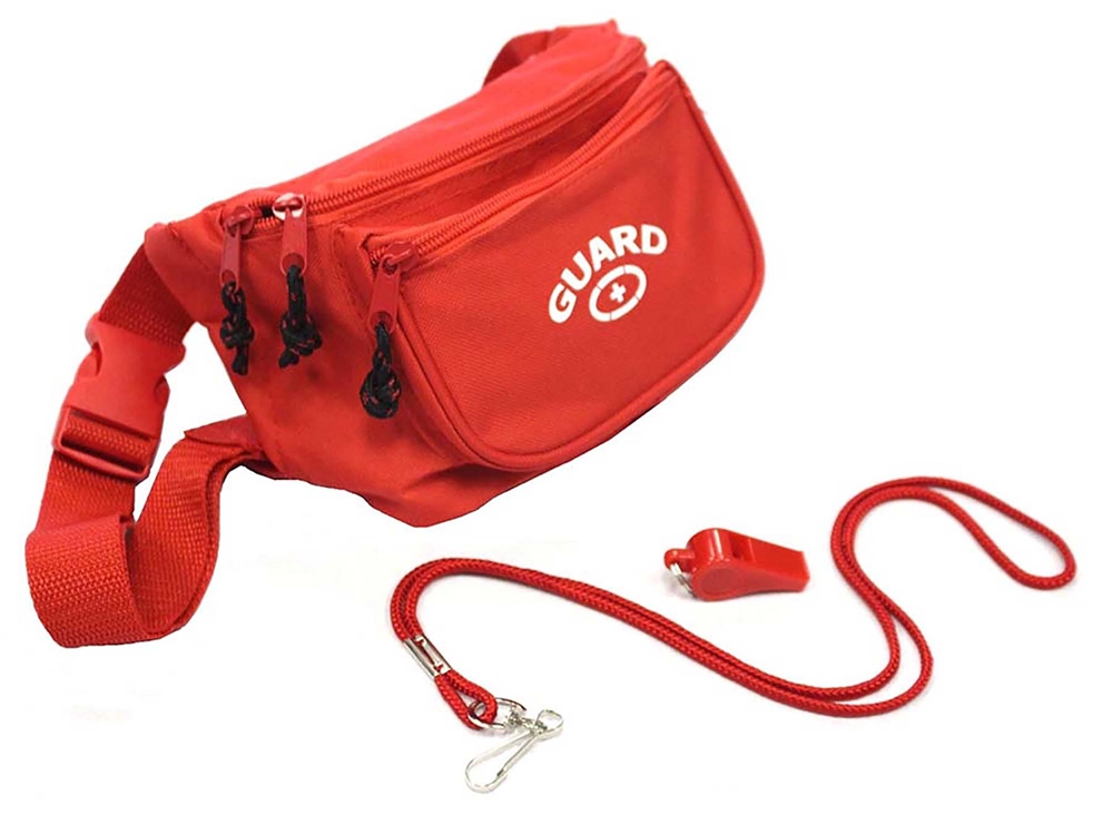 Adoretex Guard Fanny Pack Whistle with Lanyard Equipment Set