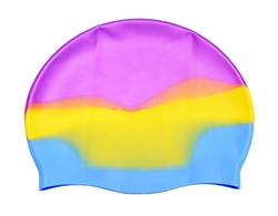 Adoretex Silicone Multi Color Swim Cap