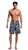 Adoretex Men's Fern Garden Board Shorts Swimsuit