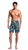 Adoretex Men's Fern Garden Quick Dry Swim Beach Board Shorts