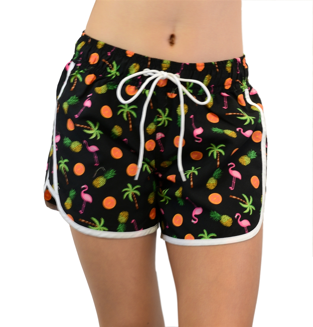 Adoretex Women's Printed Beach Board Shorts