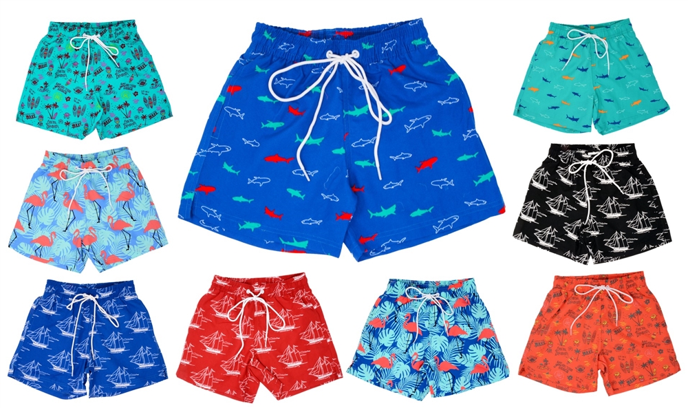 Adoretex Boy's Printed Beach Board Shorts