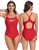 Adoretex Guard Thin Strap Swimsuit w Padded Bra