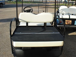 EZGO TXT Golf Cart Rear Flip Flop Seat Kit Steel