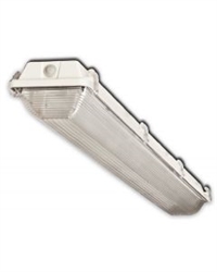 2 Foot Dual Light Wet Location Vaportight T8 Fluorescent Fixture