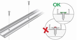 eW Profile Powercore Mounting Track, 19"