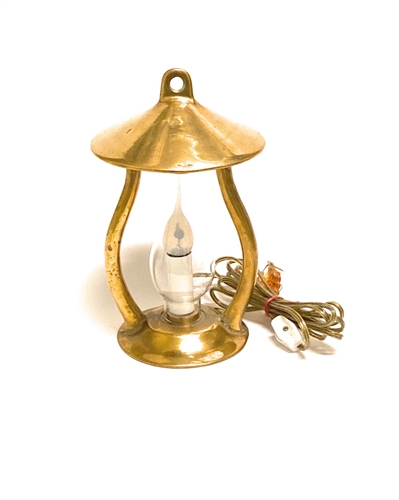 Solid Brass Hurricane Lamp