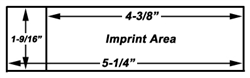 5.25" x 1.563" Single-Use Postage Tape, Box of 300