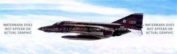 Phantom Aircraft Rear Window Graphic