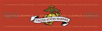 U.S. Marines Military Rear Window Graphic