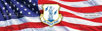 Air National Guard Military Rear Window Graphic