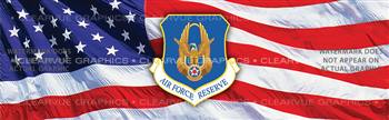 Air Force Reserve Military Rear Window Graphic