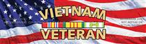 Vietnam Veteran Military Rear Window Graphic
