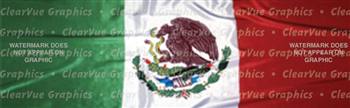 Mexican Flag Rear Window Graphic