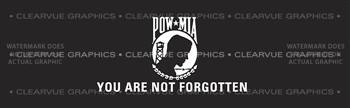 POW MIA 2 Patriotic Rear Window Graphic