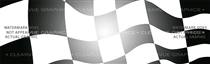 Checkered Flag with Light Center Racing Rear Window Graphic