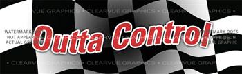 Outta Control Racing Rear Window Graphic