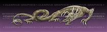Dragon Tattoo Purple Rear Window Graphic