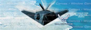 USAF 117 Aircraft Rear Window Graphic