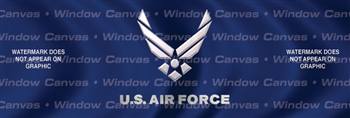 USAF Military Rear Window Graphic