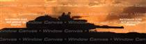 Sunset Military Rear Window Graphic
