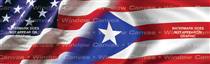 Amer. Pride, Puerto Rican Hrtg. Flag Rear Window Graphic