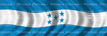 Honduras Flag Rear Window Graphic