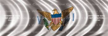 Us Virgin Islands Flag Rear Window Graphic
