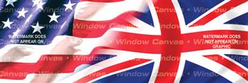 Amer. Pride, Great Britain Hrtg. Flag Rear Window Graphic