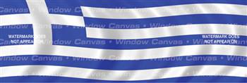Greece Flag Rear Window Graphic