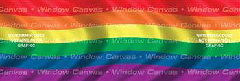 Pride Flag Rear Window Graphic