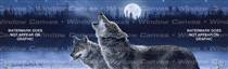 Howling In The Moonlight Wolf Rear Window Graphic