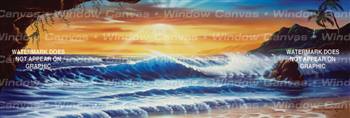 Enchanted Cave Ocean Life Rear Window Graphic