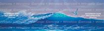 Sunlit Wave Ocean Life Rear Window Graphic