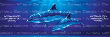 Dolphin Dive Ocean Life Rear Window Graphic