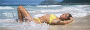 Maria At The Beach Exotic Rear Window Graphic