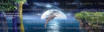 Jumping Dolphin Wildlife Rear Window Graphic