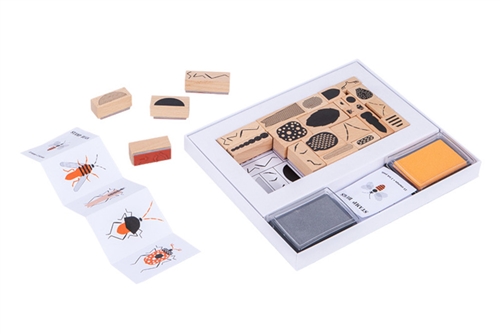 Wooden Insect Stamp Kit