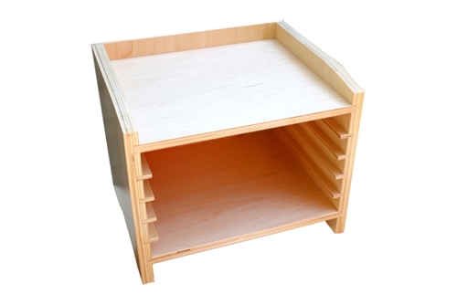 IFIT Montessori: Cabinet for 5 Puzzles (Clearance)