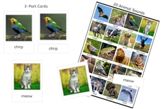 Animal Sounds 3-Part Cards (PDF)