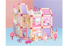 298-Piece Dollhouse