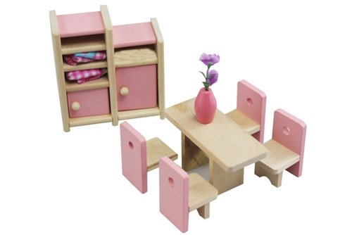 Dollhouse Furniture Dining Room Set