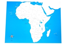 IFIT Montessori: Labeled Africa Control Map