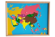 IFIT Montessori: Puzzle Map of Asia