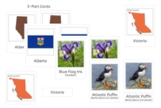 Canada 3-Part Cards Bundle