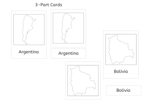 Countries of South America (PDF)