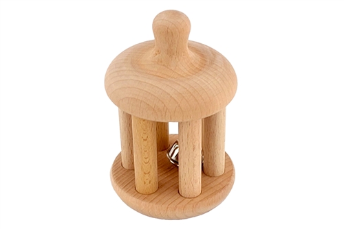 Bird Pine Wood Baby Rattle