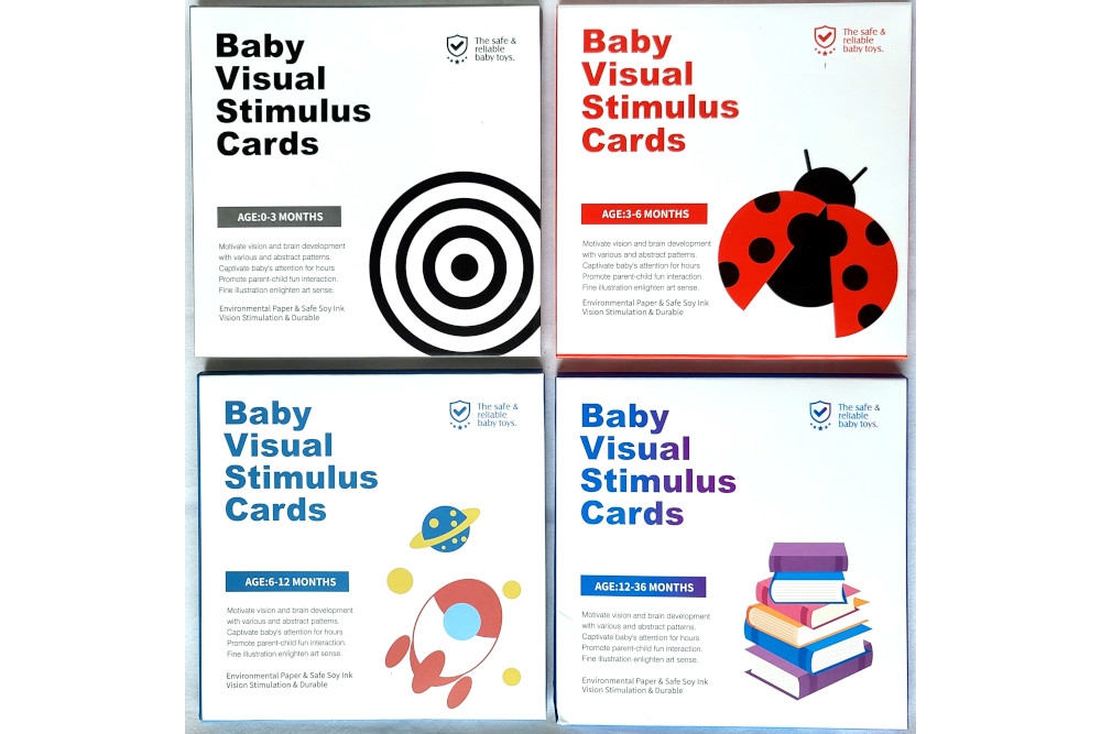 Black&white&red Infant Visual Stimulation Cards, Newborn Flashcards, Early  Education, Visual Training For Babies, Children Cards