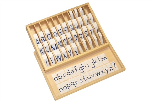 IFIT Montessori: Printed Alphabet (Blue) with Box (Clearance)