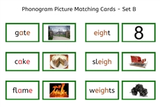Green Picture Matching Cards - Set B (PDF)